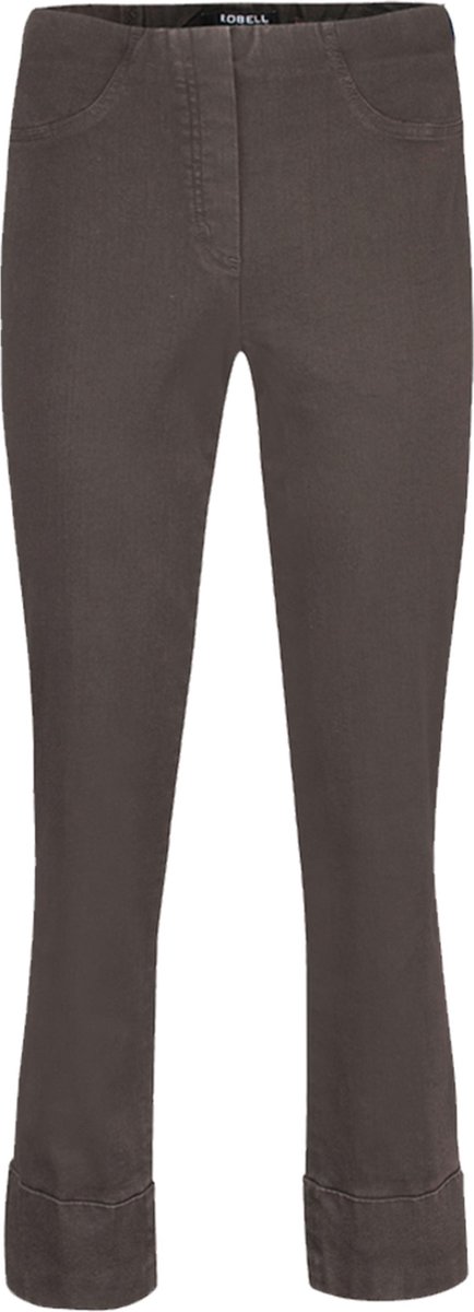 Robell Bella Dames Comfort Jeans - Donker Bruin - EU48