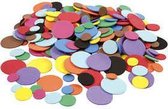 EVA Foam cirkels, diverse kleuren, d: 12+20+32 mm, 2120 div/ 1 doos