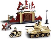 L10 - De slag om Stalingrad - 479 onderdelen en 4 mini-figuren - WW2 Bouwstenen - Lego fit - WW2 - Soldaten - Militair - Tank - Army - Bouwstenen - Wapens - Geweren - Brick - Tweed
