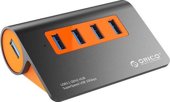ORICO High-speed USB 3.1 Gen 2 hub - 4 poorten - 10Gbps
