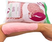 1 kg roze wax filmwas premium wax kralen zonder wax strips voor ontharing, ontharing, Braziliaanse waxing hele lichaam intiem, benen, gezicht en armen