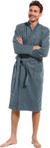 Heren badjas bamboe Pastunette 7399-651-1 groen - Groen - L/52