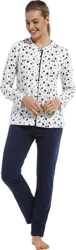 Pastunette dames pyjama Snow Dots - 52 - Creme | bol.com