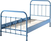 Kinderbed metaal 90X200 blauw