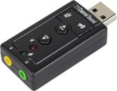 Garpex®  External USB2.0 Mic/Speaker Surround Sound 7.1 Channel 3D Audio Sound Card