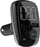 FM Transmitter - Bluetooth Draadloze Carkit - Lader - Adapter - Radio - USB Poort - Snel Lader - Audio - Auto Accessoires - Muziek - Handsfree Bellen - Auto - AUX input - MP3 Spele