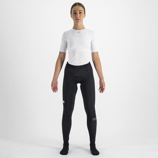 Sportful Fietsbroek lang zonder bretels dames Zwart - TEMPO W TIGHT BLACK - XL