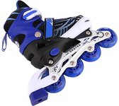 Sefaras Verstelbare Inline Skates - Met PU Wielen - Maat 35-38 - Unisex inlineskates - Blauw