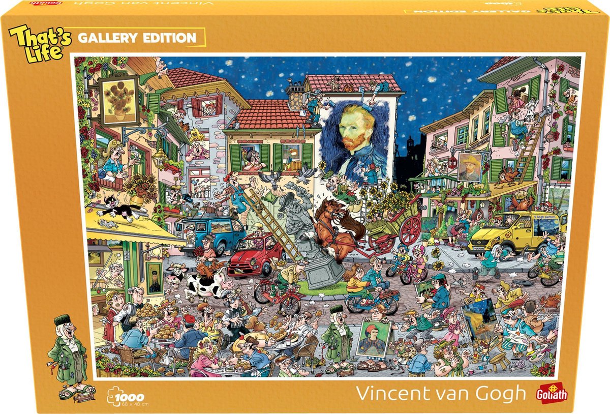 Eurographics 1000 Teile Puzzle – Sonnenblumen Von Vincent Van Gogh, 68x48 Cm