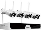CCTV - Beveiligingscamera set met 4 Cameras Outdoor Buiten - Home Security Camera Systeem - Wifi Camera Set - Video + Audio-opname - Beveiligingscamera - 4 Camera’s - Nachtzicht - Motion Dete
