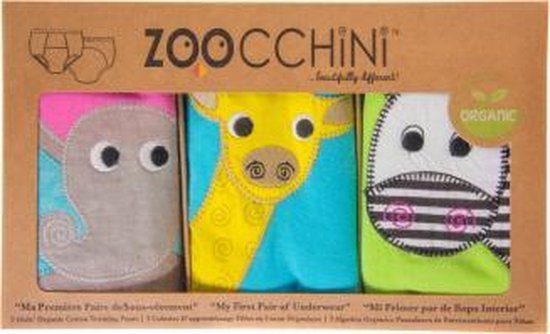 Product: Zoocchini oefenbroekjes girl Safari 3st. 2-3 jaar, van het merk Zoocchini