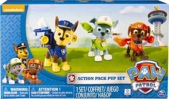 coupon Intact rollen Paw Patrol Action Pack Pups 3 Stuks | bol.com