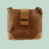 Urban Crossbody Tas gemaakt van 100% natuurlijk kurk. Kleur: Naturel-Taco.