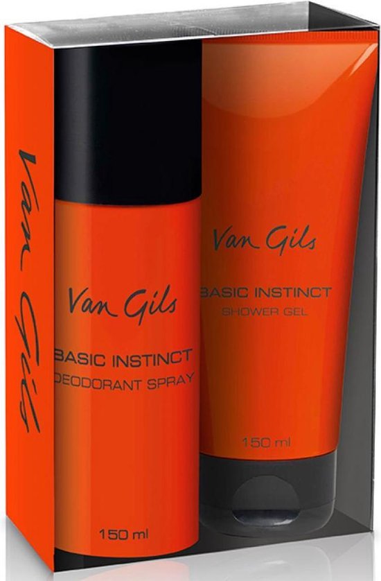 Van Gils - Basic Instinct Deo Spray 150 ml + Showergel ml - Giftset | bol.com