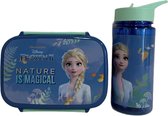 Frozen Drinkfles/Bidon en Broodtrommel - Lunchset - Kunststof