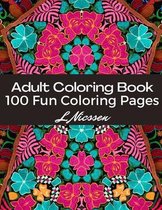 100 Fun Coloring Pages Adult Coloring Book