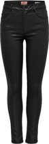 Only Broek Onlhush Life Mid Sk Coated Pnt Noos 15182330 Peat Dames Maat - W25 X L32