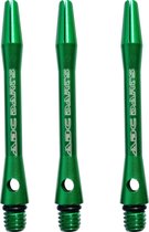 ABC Darts - Dart Shafts - Aluminium Groen - In Between - 3 sets (9 stuk)