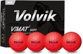 Volvik Vimat Golfballen - Rood - 12 Stuks