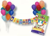 Ballonnen decoratie kit - Happy Birthday