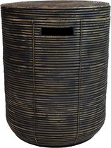 Blackwash Wasmand Hidde - Ø35xH44 cm