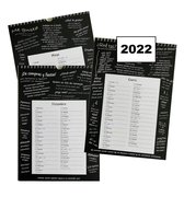 Agenda 2022│Kalender 2022 │Spaans leren