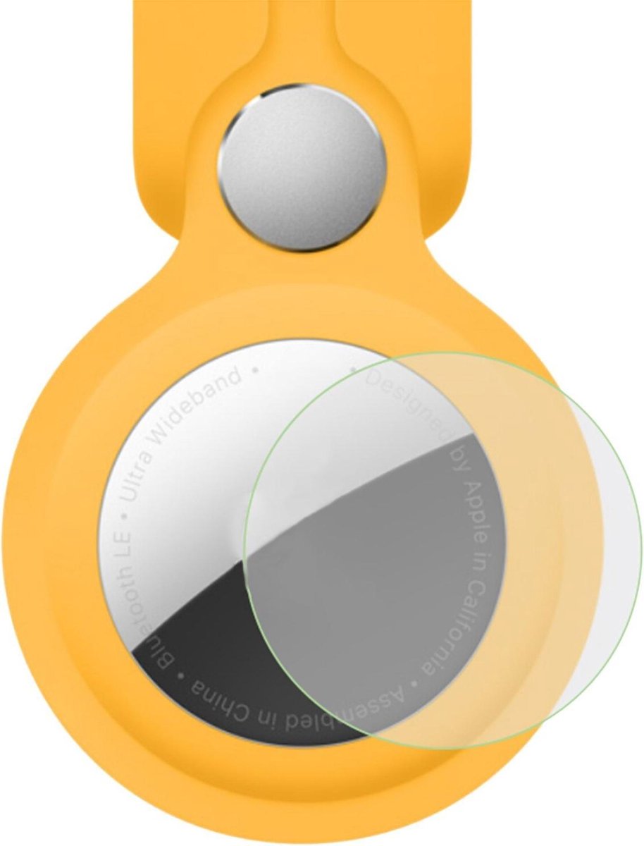 Beschermglas geschikt voor AirTag - Antikrasglas voor AirTag - 5 stuks
