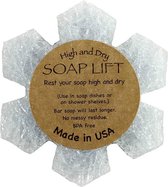 SoapLift, zeepbakje voor langer plezier van je zeep! sneeuwvlok- clear