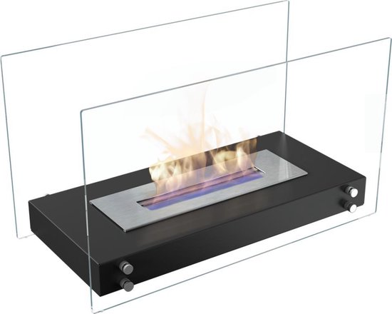 Cheminée bioéthanol EGETOTA Boule à feu de Table de 29 cm de Haut, Foyer de  Table