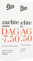 Etos Zachte Daglenzen -7,5 -30 stuks