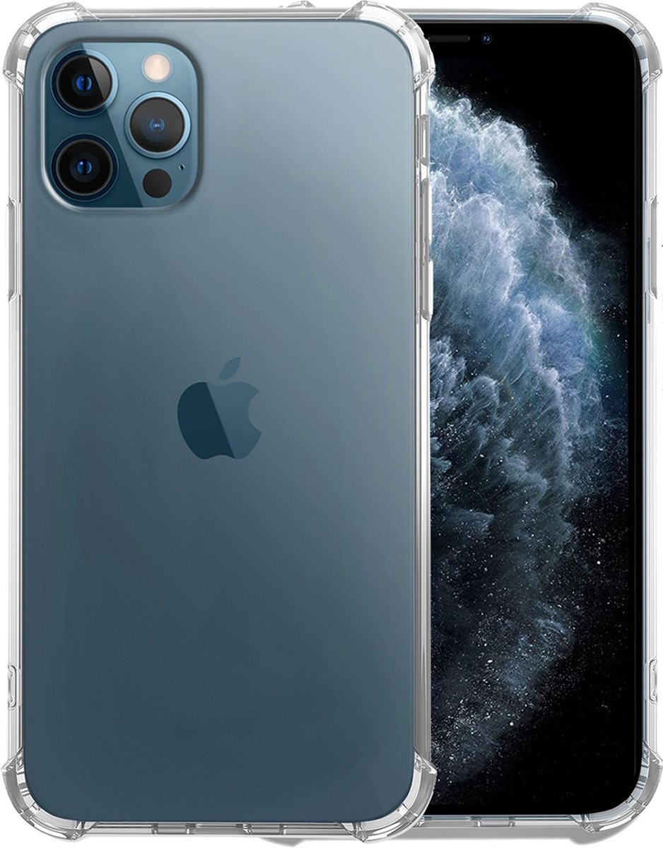 Geschikt voor iPhone 13 Pro hoesje - Shockproof Backcover Transparant