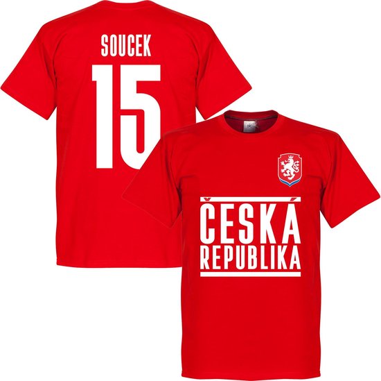 Tsjechië Soucek 15 Team T-Shirt - Rood - Kinderen - 98