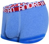 Andrew Christian - Almost Naked Cotton Boxer Blauw - Maat S - Heren Boxer - Mannen ondergoed