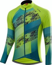 Loeffler Maillot de cyclisme à manches longues M Bike L/ S Jersey Shalerock - Vert - 56