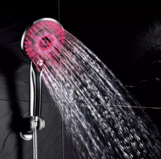 LED douchekop met temperatuurregeling Waterbesparende douchekop