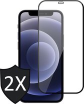Screenprotector geschikt voor iPhone 13 Pro - Beschermglas Full - 2 Stuks
