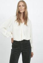 Vila Blouse Vinalu L/s Top/su - Noos 14063365 Birch Dames Maat - W38