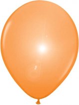 ballonnen LED 25 cm latex oranje 5 stuks