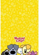 tafelkleed Woezel & Pip junior 180 x 130 cm geel