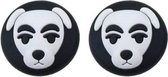 Thumb grips - 1 Paar = 2 Stuks - Nintendo Switch & Lite - Joystick/Controller Grips - Joy-Con Thumbsticks - Thumbgrips - Switch grips - Zwart / Wit - Animal Crossing