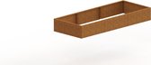 MySteel Cortenstaal plantenbak Texas xxl 3000x1200   - Hoogte: 400mm