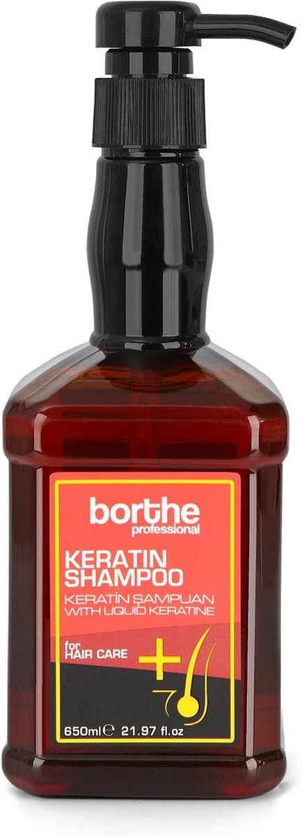 Borthe Professional - Keratin Shampoo - 650 ml