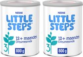 Nestlé Little Steps 3 - Flesvoeding Dreumesmelk Standaard 12+ maanden - 2x800g