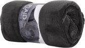 Lex & Max Fleece plaid - 130x180cm - Grijs
