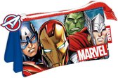 Marvel Etui Avengers Junior 21 X 3,5 X 11 Cm Polyester Blauw