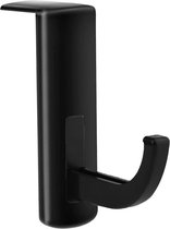 Headset Houder / Koptelefoon hanger - Headset standaard met plakstrip voor bureau, kast of monitor - Handige Koptelefoon hanger - Zwart