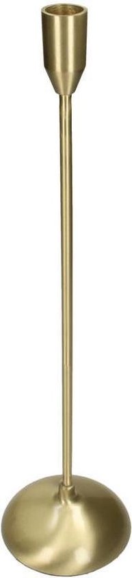 Cactula kandelaar Goud Candle Stick Gold 34x9x9cm