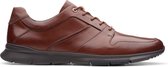 Clarks - Heren schoenen - Un Tynamo Flow - G - mahogany leather - maat 41