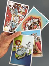 CARTES D'IMPRESSION Cartoon 500 pièces format A4 - pour imprimante - avec perforation déchirure pour diviser en 2000 cartes format A6 - Mondzorg