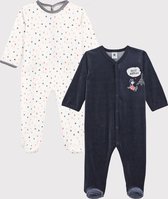 Petit Bateau 2 Pack Babypyjama Jongens Boxpak - Maat 62